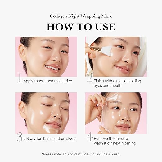 Medicube Collagen Overnight Wrapping Peel Off Facial Mask (Pack of 2)